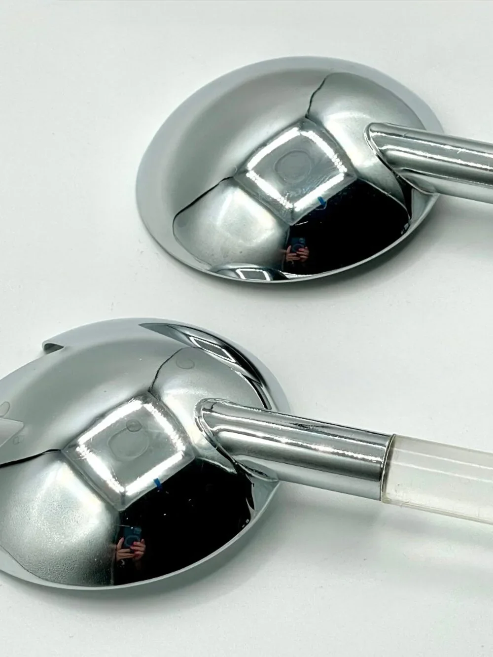 Russel Wright Lucite & Chrome Modernist Serving Utensils – 2-Piece Set